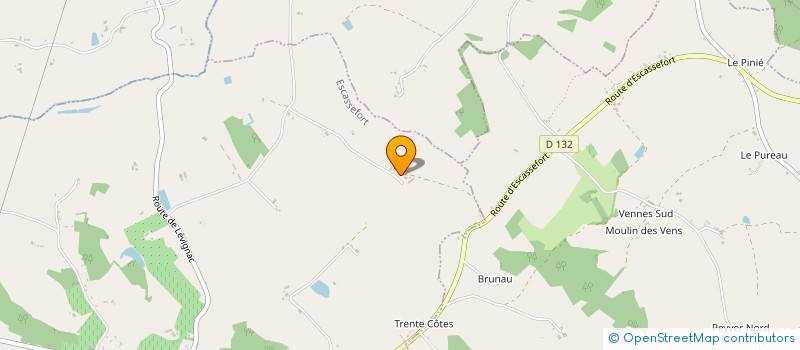 localisation de l'entreprise MADAME SIMONE BLEOGAT  ESCASSEFORT