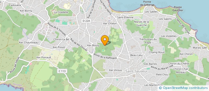 localisation de l'entreprise MADAME SIMONE BRACQ  L'ILE-D'YEU