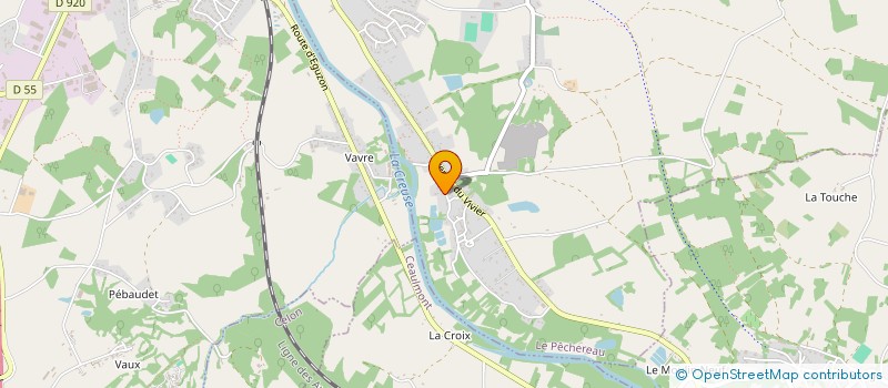localisation de l'entreprise MADAME SIMONE BRELAUT à LE PECHEREAU