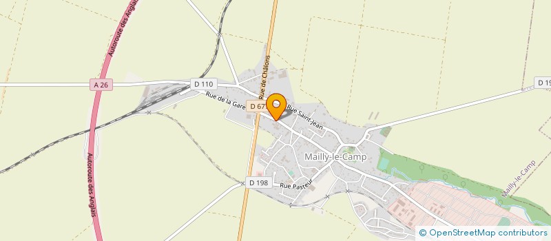 localisation de l'entreprise MADAME SIMONE BRODART à MAILLY-LE-CAMP