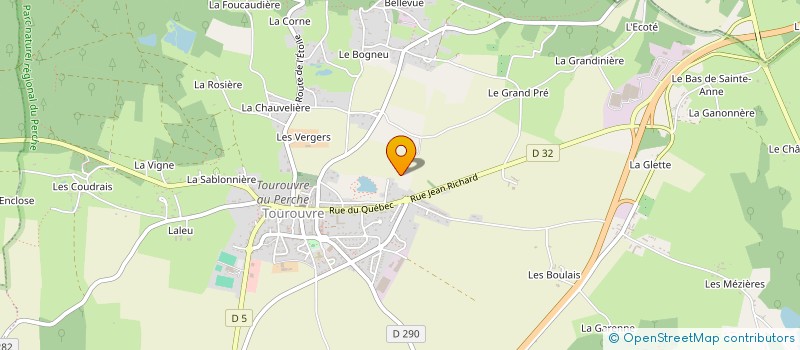 localisation de l'entreprise MADAME SIMONE BUNET à TOUROUVRE AU PERCHE