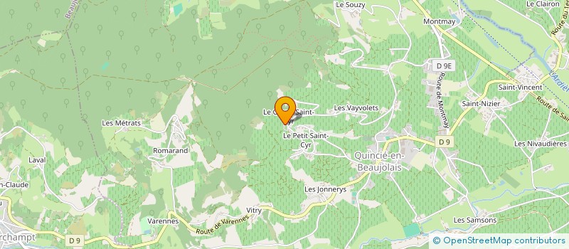 localisation de l'entreprise MADAME SIMONE BURNICHON  QUINCIE-EN-BEAUJOLAIS