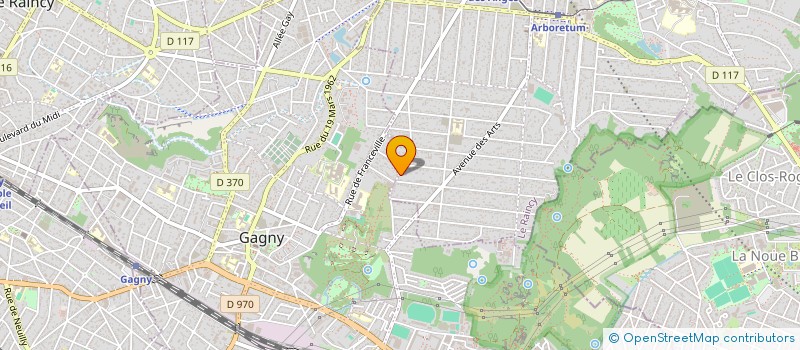 localisation de l'entreprise MADAME SIMONE CALECKI  MONTFERMEIL