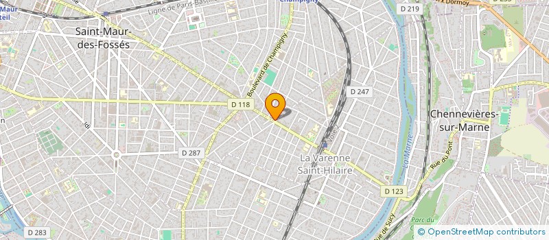 localisation de l'entreprise MADAME SIMONE CALMELS à SAINT-MAUR-DES-FOSSES