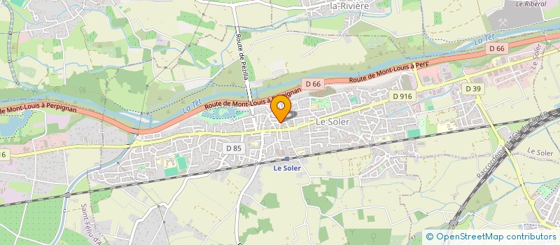 localisation de l'entreprise MADAME SIMONE CANALS  LE SOLER