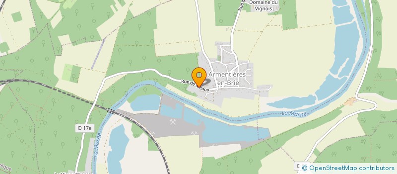 localisation de l'entreprise MADAME SIMONE CAPOULADE  ARMENTIERES-EN-BRIE