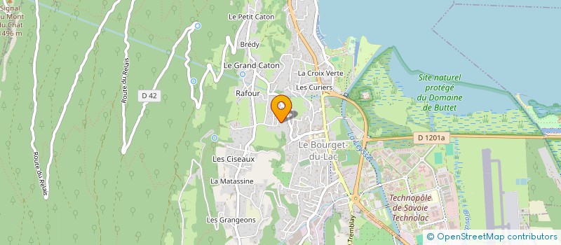 localisation de l'entreprise MADAME SIMONE CARRON  LE BOURGET-DU-LAC