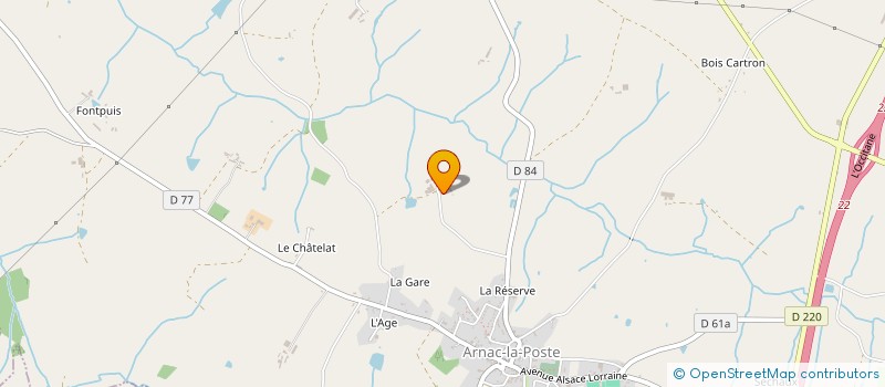 localisation de l'entreprise MADAME SIMONE CASSAT à ARNAC-LA-POSTE