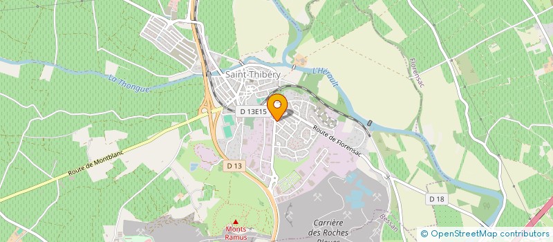 localisation de l'entreprise MADAME SIMONE CAUMIL à SAINT-THIBERY