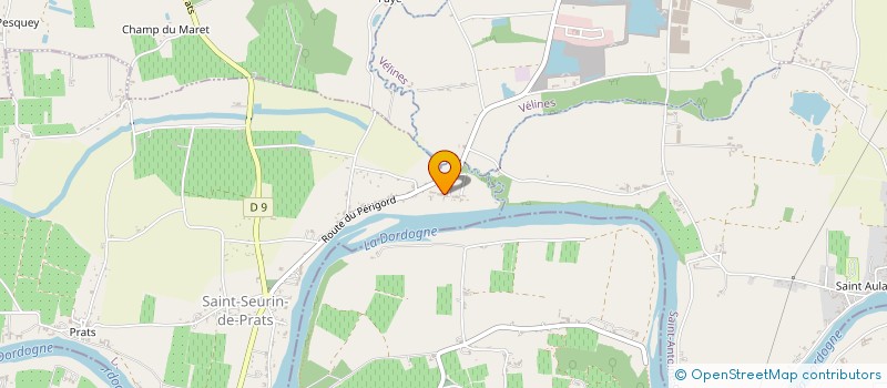 localisation de l'entreprise MADAME SIMONE CHADOURNE à VELINES