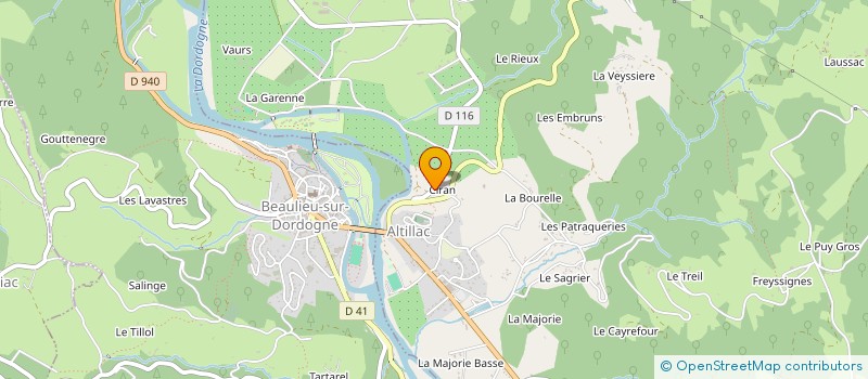localisation de l'entreprise MADAME SIMONE CHAMBON à ALTILLAC