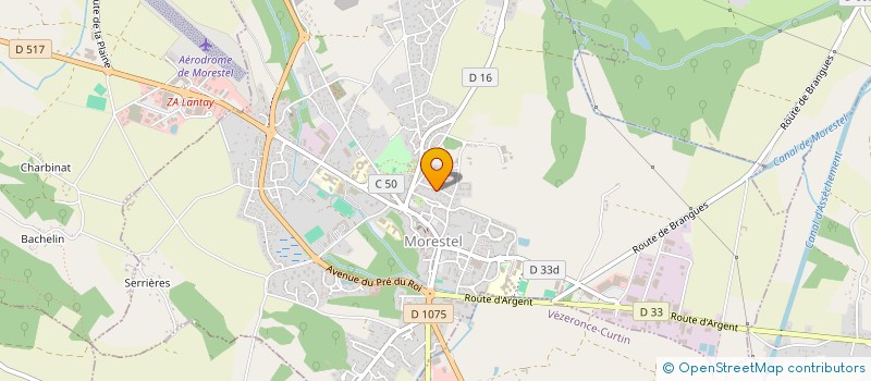 localisation de l'entreprise MADAME SIMONE CHARY  MORESTEL