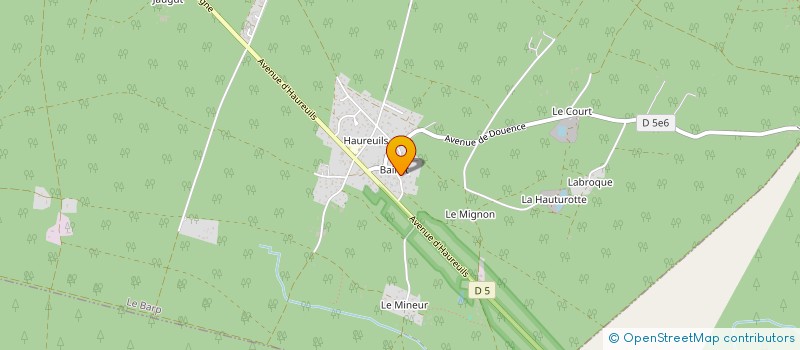 localisation de l'entreprise MADAME SIMONE CHATAIGNE  LE BARP