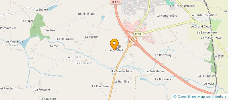 localisation de l'entreprise MADAME SIMONE CHAUMORCEL à MARTIGNE-FERCHAUD