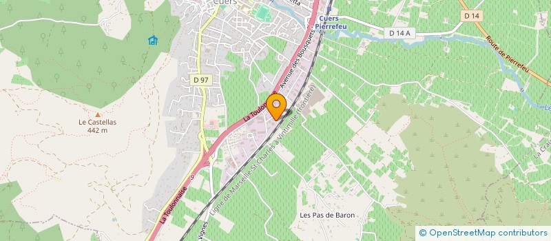 localisation de l'entreprise MADAME SIMONE CHAUTANT  CUERS