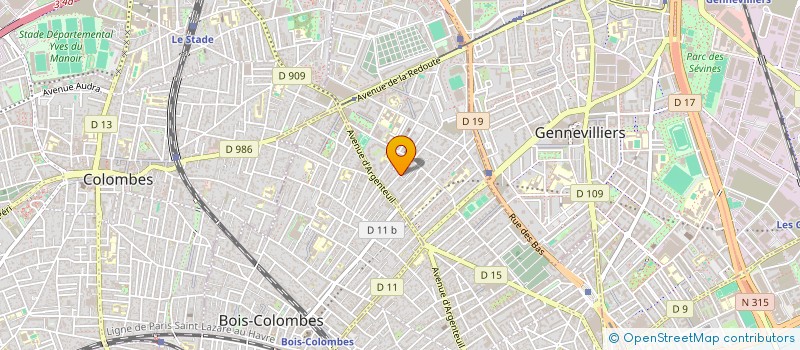 localisation de l'entreprise MADAME SIMONE CHAUVEL à ASNIERES-SUR-SEINE