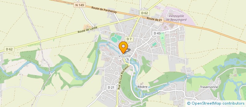 localisation de l'entreprise MADAME SIMONE CHAUVET  VOUILLE