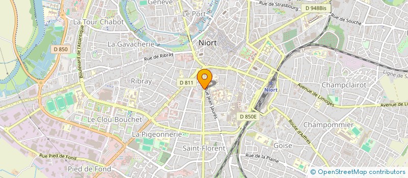 localisation de l'entreprise MADAME SIMONE CHAUVIN à NIORT
