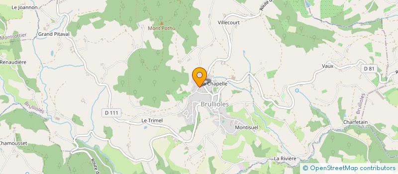 localisation de l'entreprise MADAME SIMONE CHAVEROT  BRULLIOLES