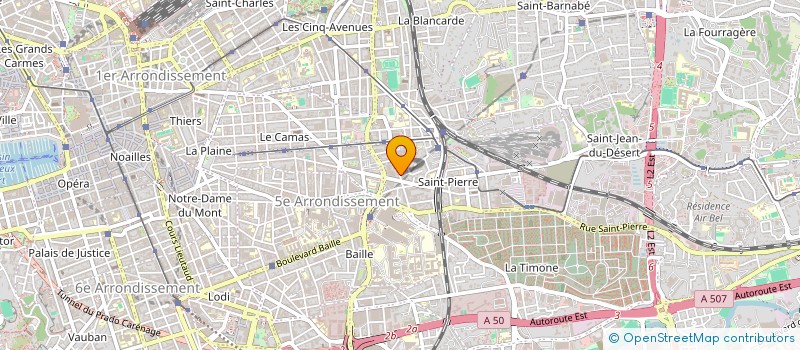 localisation de l'entreprise MADAME SIMONE CLAIN à MARSEILLE