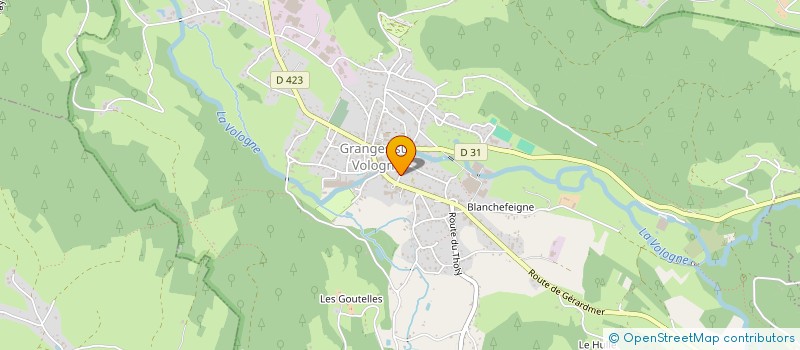 localisation de l'entreprise MADAME SIMONE CLAIR à GRANGES-AUMONTZEY