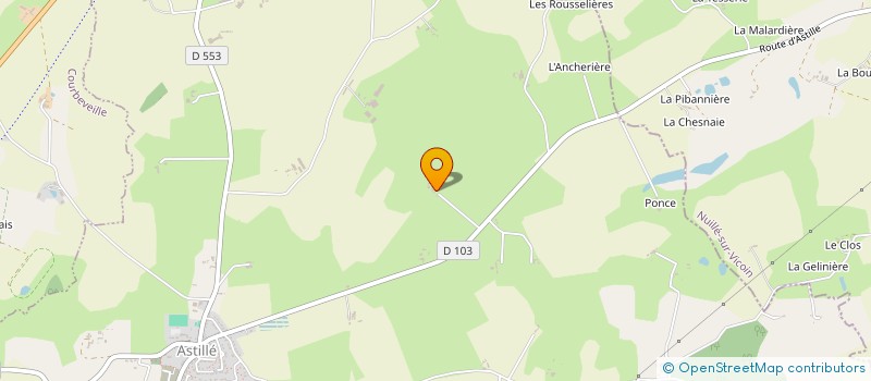 localisation de l'entreprise MADAME SIMONE CLAVREUL  COSMES