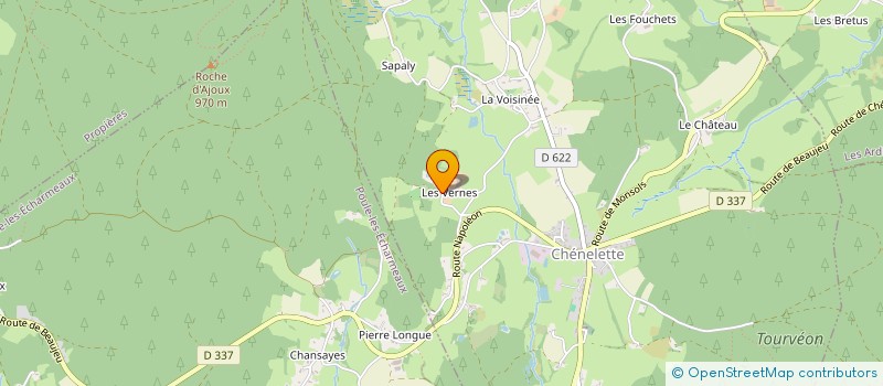 localisation de l'entreprise MADAME SIMONE CLEMENT  DEUX-GROSNES