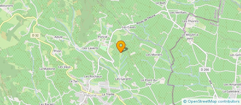 localisation de l'entreprise MADAME SIMONE CLEMENT à FLEURIE