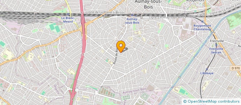 localisation de l'entreprise MADAME SIMONE CLICHET à AULNAY-SOUS-BOIS