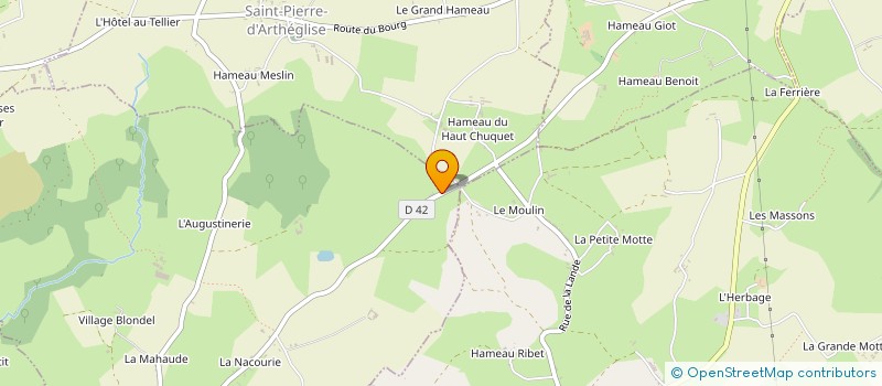 localisation de l'entreprise MADAME SIMONE COUPPEY à SORTOSVILLE-EN-BEAUMONT
