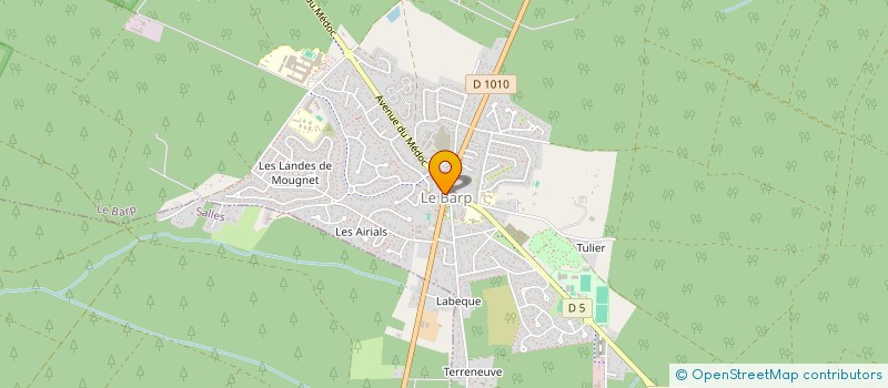 localisation de l'entreprise MADAME SIMONE COURBIN  LE BARP