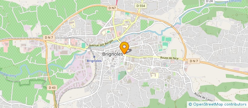 localisation de l'entreprise MADAME SIMONE COUROUX à BRIGNOLES
