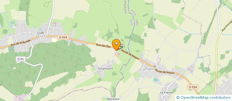 localisation de l'entreprise MADAME SIMONE CRAPIER  CUTS