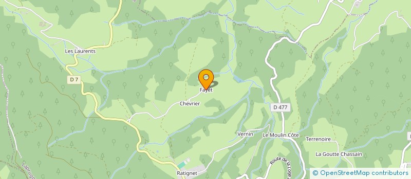 localisation de l'entreprise MADAME SIMONE DACHER  SAINT-NICOLAS-DES-BIEFS