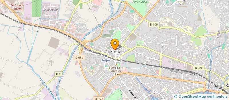 localisation de l'entreprise MADAME SIMONE DADUNE à FREJUS