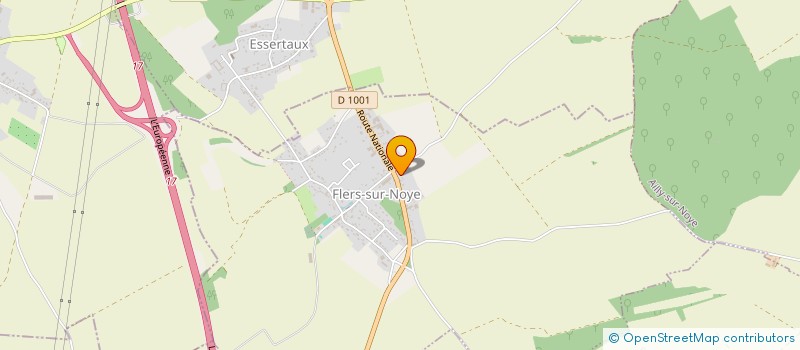 localisation de l'entreprise MADAME SIMONE DE FOER  FLERS-SUR-NOYE