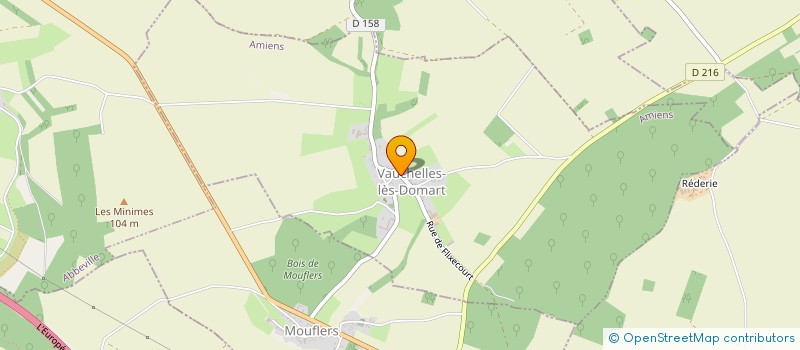 localisation de l'entreprise MADAME SIMONE DE LASSUS à VAUCHELLES-LES-DOMART