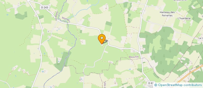 localisation de l'entreprise MADAME SIMONE DE MILLEVILLE  SAINT AIGNAN