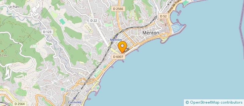 localisation de l'entreprise MADAME SIMONE DECHAMBRE  MENTON