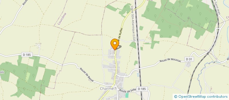 localisation de l'entreprise MADAME SIMONE DECHESNE  CHARME