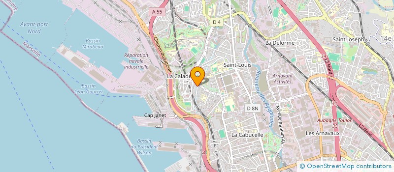 localisation de l'entreprise MADAME SIMONE DECLOEDT à MARSEILLE