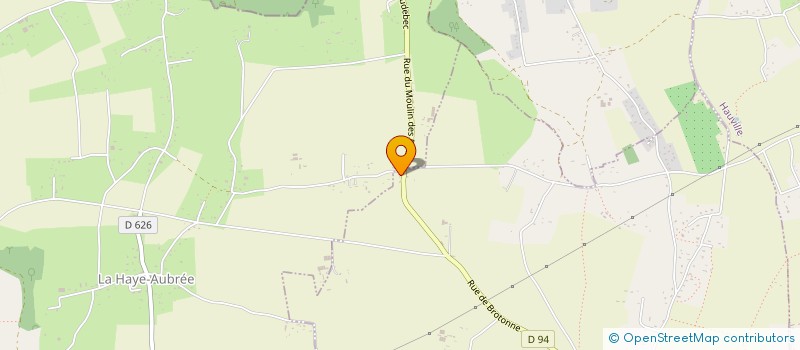 localisation de l'entreprise MADAME SIMONE DELAMARE  LA HAYE-AUBREE