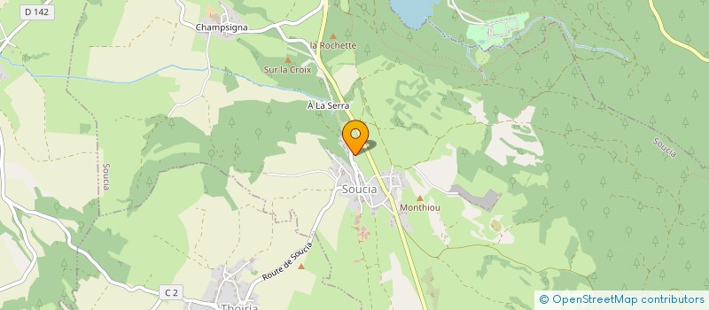 localisation de l'entreprise MADAME SIMONE DEMIERES  SOUCIA