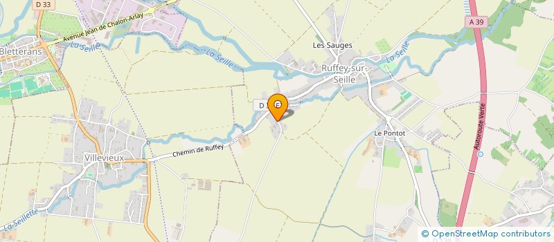 localisation de l'entreprise MADAME SIMONE DENIER à RUFFEY-SUR-SEILLE