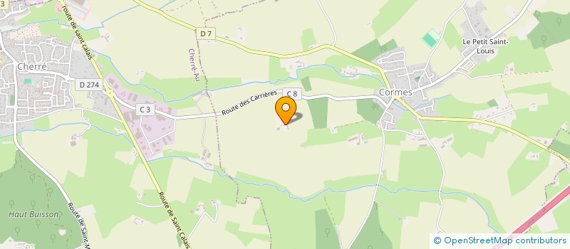 localisation de l'entreprise MADAME SIMONE DESHAYES  CORMES