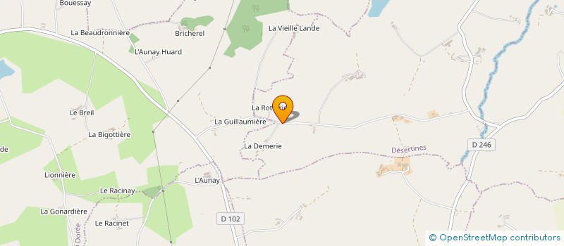 localisation de l'entreprise MADAME SIMONE DESHAYES à DESERTINES