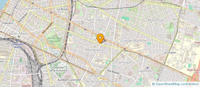 localisation de l'entreprise MADAME SIMONE DEUIL  LYON