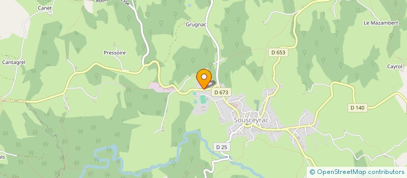 localisation de l'entreprise MADAME SIMONE DRULHES à SOUSCEYRAC-EN-QUERCY
