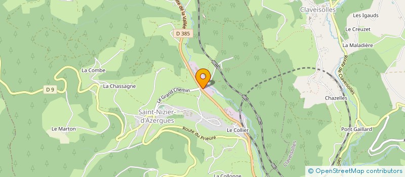 localisation de l'entreprise MADAME SIMONE DUMOULIN  POULE-LES-ECHARMEAUX