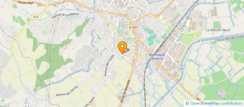 localisation de l'entreprise MADAME SIMONE DUPARC à MANOSQUE